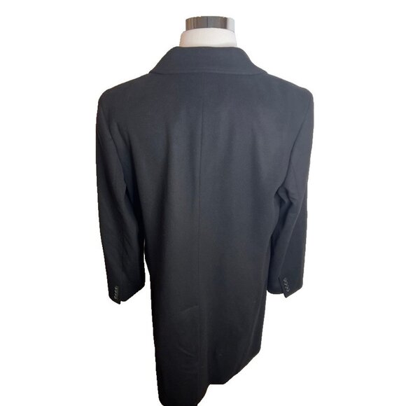 J.Crew $548 Mens Ludlow Top coat Wool Blend in Black 46L BS469 - Picture 4 of 10